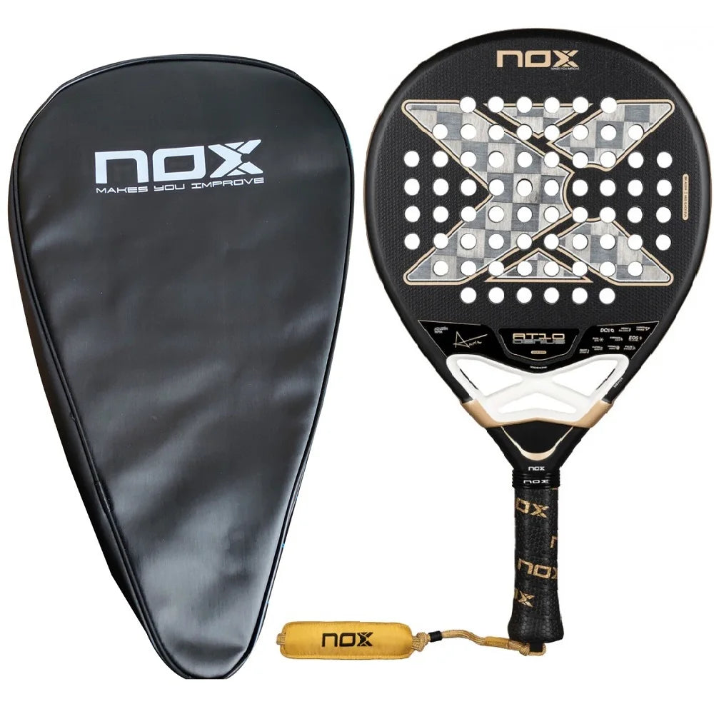 Top 1 High Quality, Professional Padel Tennis Racket, Soft Face, Carbon Fiber, Lightweight, Fashionable EVA Sport Racquet