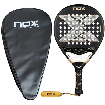 Top 1 High Quality, Professional Padel Tennis Racket, Soft Face, Carbon Fiber, Lightweight, Fashionable EVA Sport Racquet