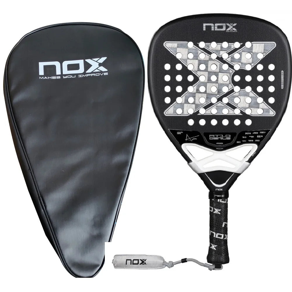 Top 1 High Quality, Professional Padel Tennis Racket, Soft Face, Carbon Fiber, Lightweight, Fashionable EVA Sport Racquet