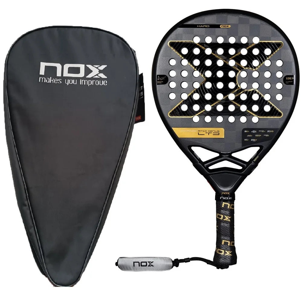 Top 1 High Quality, Professional Padel Tennis Racket, Soft Face, Carbon Fiber, Lightweight, Fashionable EVA Sport Racquet
