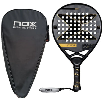 Top 1 High Quality, Professional Padel Tennis Racket, Soft Face, Carbon Fiber, Lightweight, Fashionable EVA Sport Racquet