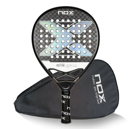 Top 1 High Quality, Professional Padel Tennis Racket, Soft Face, Carbon Fiber, Lightweight, Fashionable EVA Sport Racquet