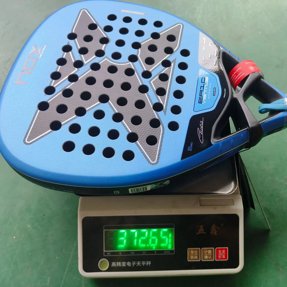 Top 1 High Quality, Professional Padel Tennis Racket, Soft Face, Carbon Fiber, Lightweight, Fashionable EVA Sport Racquet