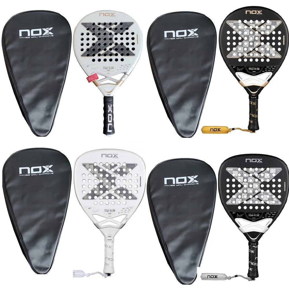 Top 1 High Quality, Professional Padel Tennis Racket, Soft Face, Carbon Fiber, Lightweight, Fashionable EVA Sport Racquet