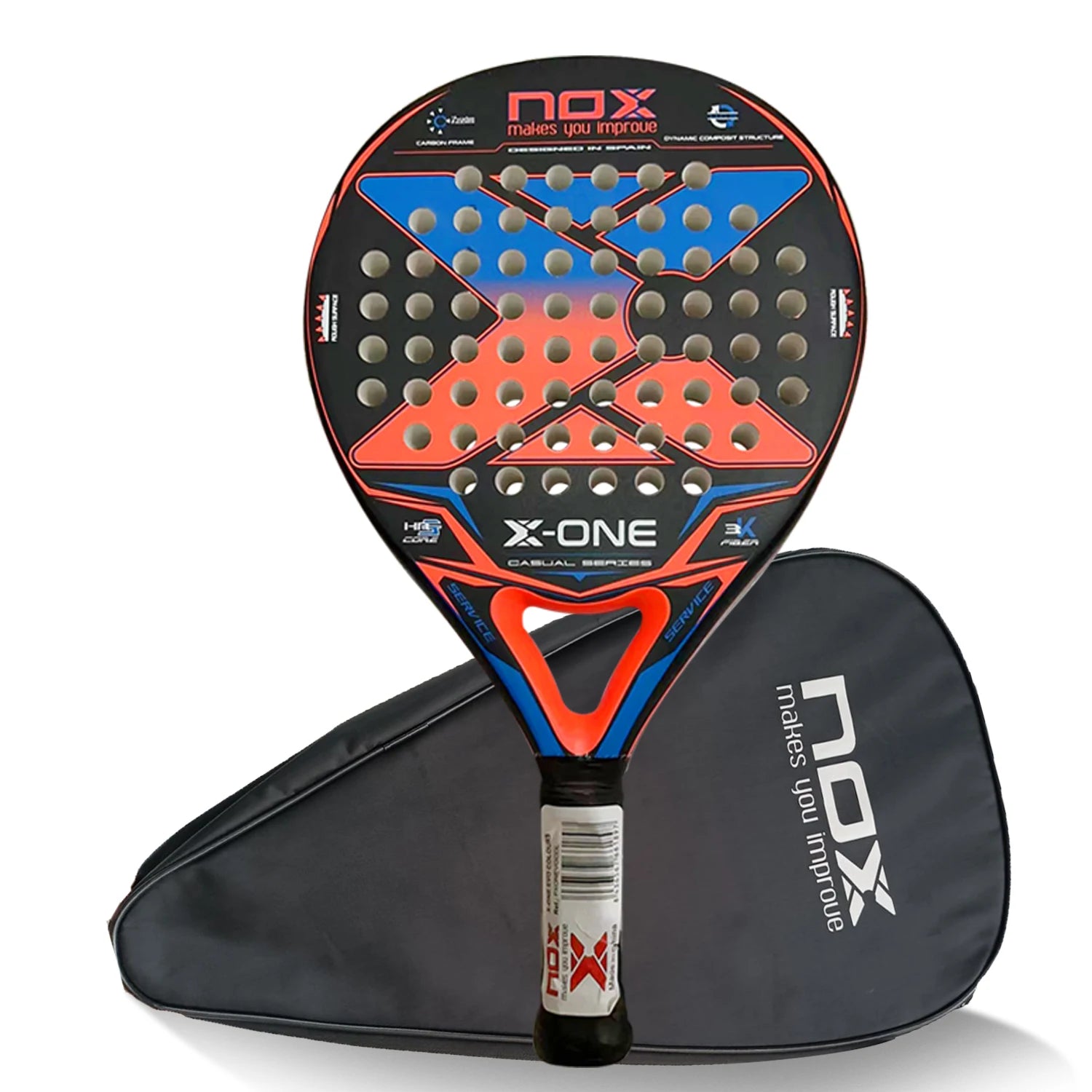 Top 1 High Quality, Professional Padel Tennis Racket, Soft Face, Carbon Fiber, Lightweight, Fashionable EVA Sport Racquet