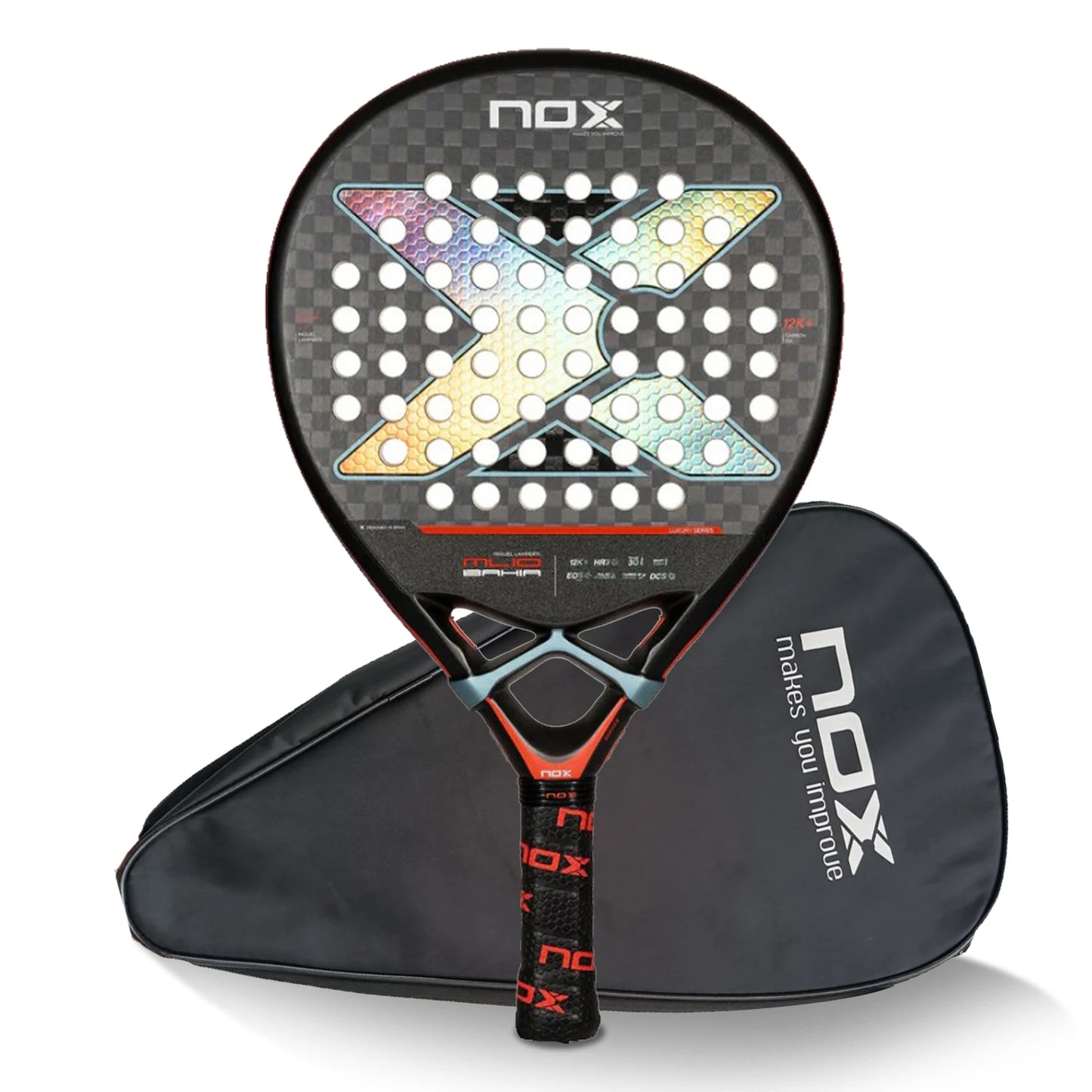 Top 1 High Quality, Professional Padel Tennis Racket, Soft Face, Carbon Fiber, Lightweight, Fashionable EVA Sport Racquet