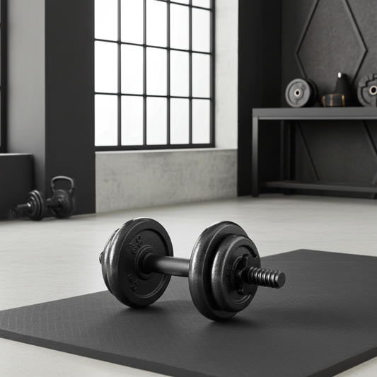 Haltères Réglables en Fonte — Set 18 kg