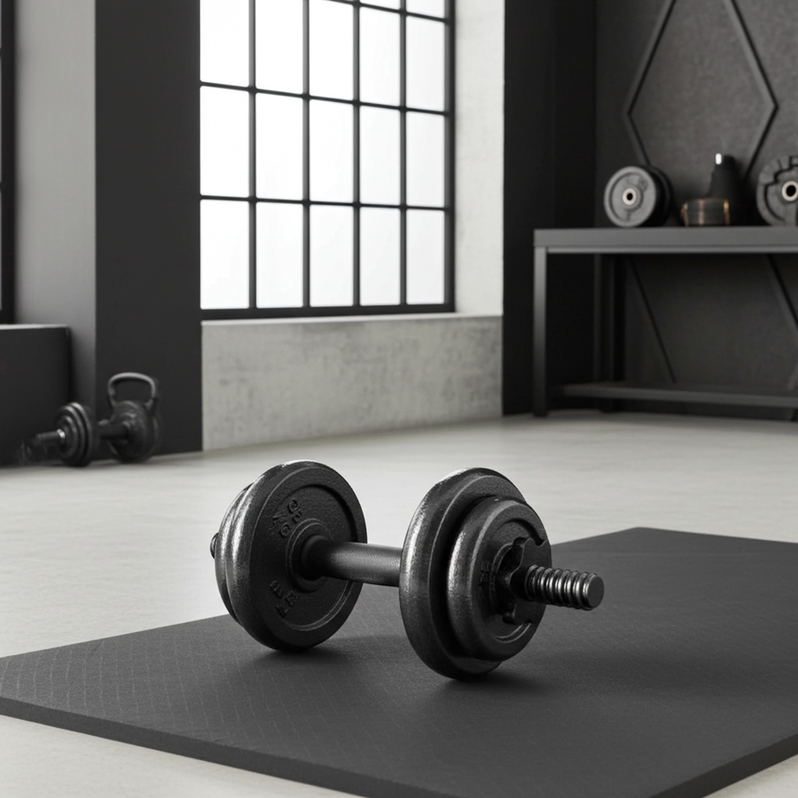 Haltères Réglables en Fonte — Set 18 kg