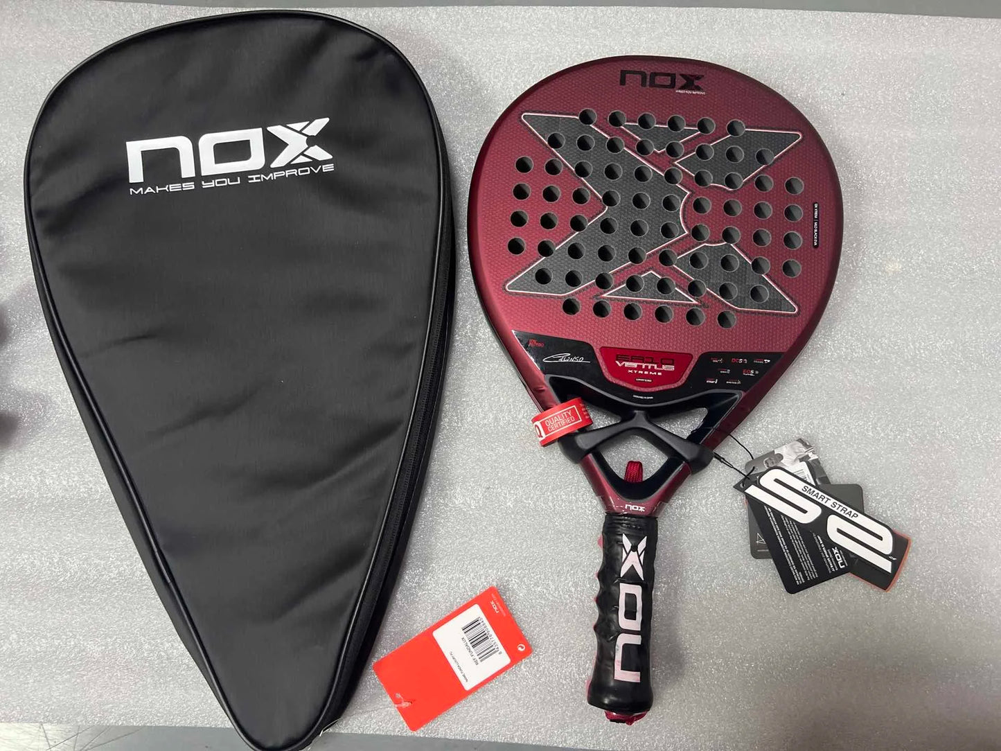 Top 1 High Quality, Professional Padel Tennis Racket, Soft Face, Carbon Fiber, Lightweight, Fashionable EVA Sport Racquet