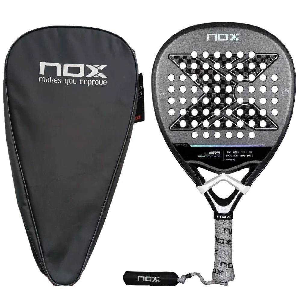 Top 1 High Quality, Professional Padel Tennis Racket, Soft Face, Carbon Fiber, Lightweight, Fashionable EVA Sport Racquet