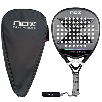 Top 1 High Quality, Professional Padel Tennis Racket, Soft Face, Carbon Fiber, Lightweight, Fashionable EVA Sport Racquet