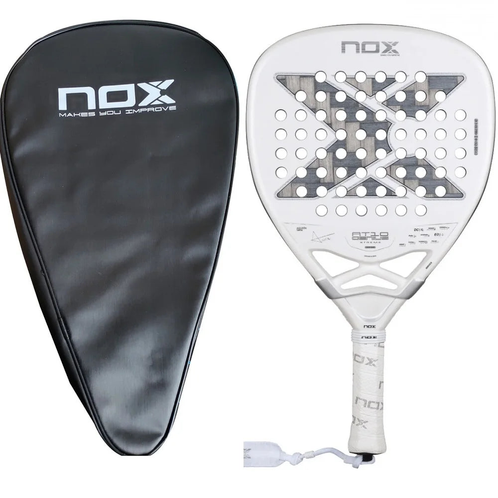 Top 1 High Quality, Professional Padel Tennis Racket, Soft Face, Carbon Fiber, Lightweight, Fashionable EVA Sport Racquet