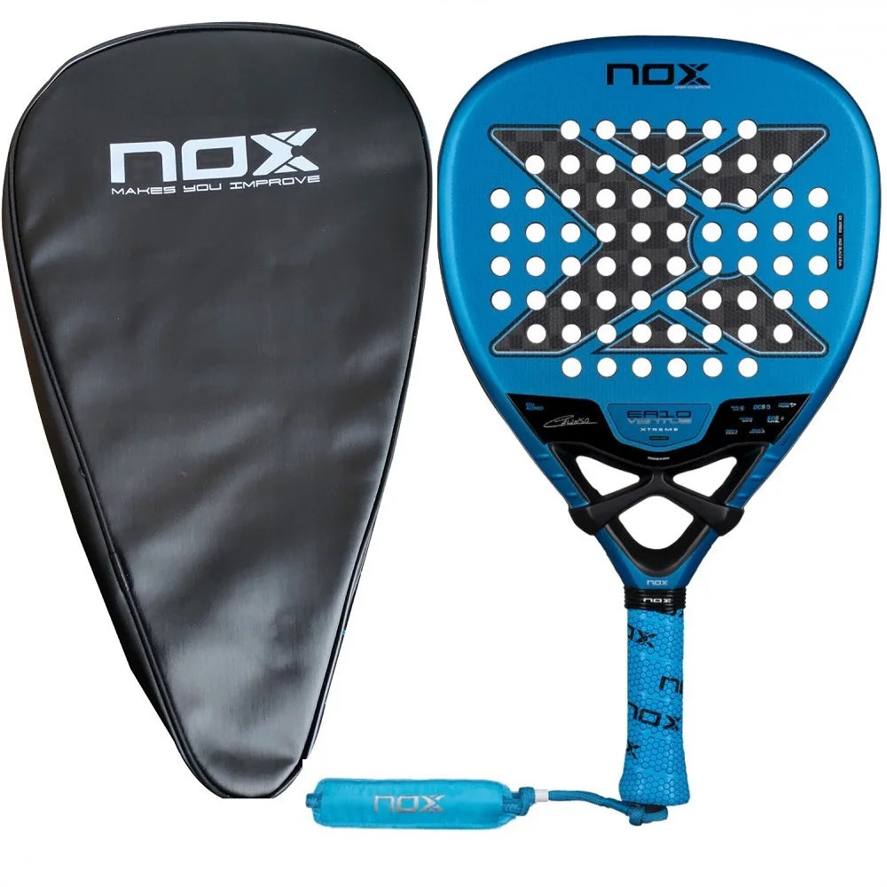 Top 1 High Quality, Professional Padel Tennis Racket, Soft Face, Carbon Fiber, Lightweight, Fashionable EVA Sport Racquet
