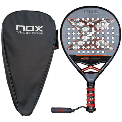 Top 1 High Quality, Professional Padel Tennis Racket, Soft Face, Carbon Fiber, Lightweight, Fashionable EVA Sport Racquet