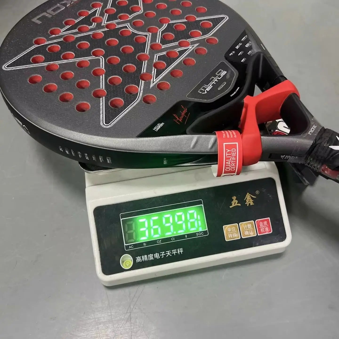 Top 1 High Quality, Professional Padel Tennis Racket, Soft Face, Carbon Fiber, Lightweight, Fashionable EVA Sport Racquet