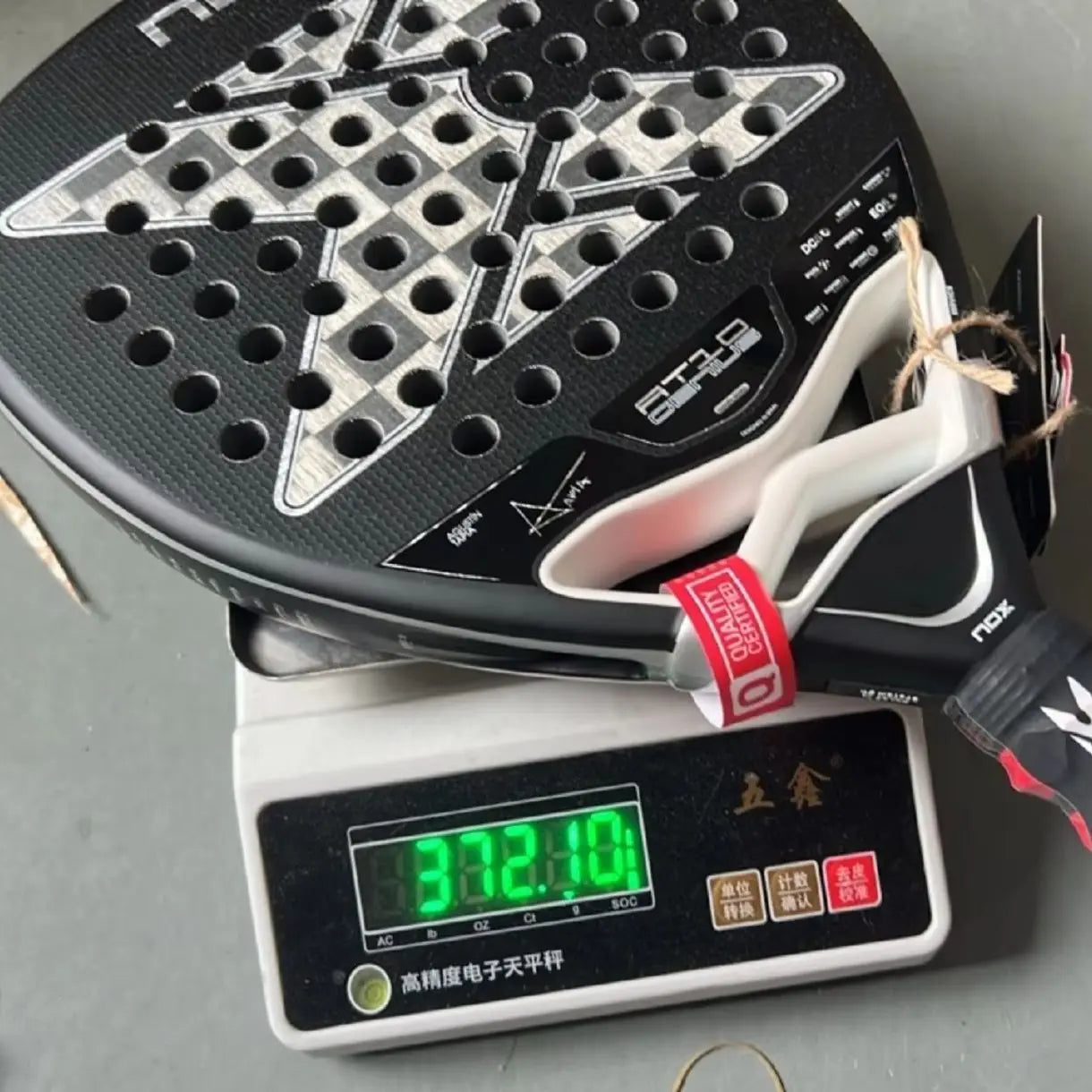 Top 1 High Quality, Professional Padel Tennis Racket, Soft Face, Carbon Fiber, Lightweight, Fashionable EVA Sport Racquet