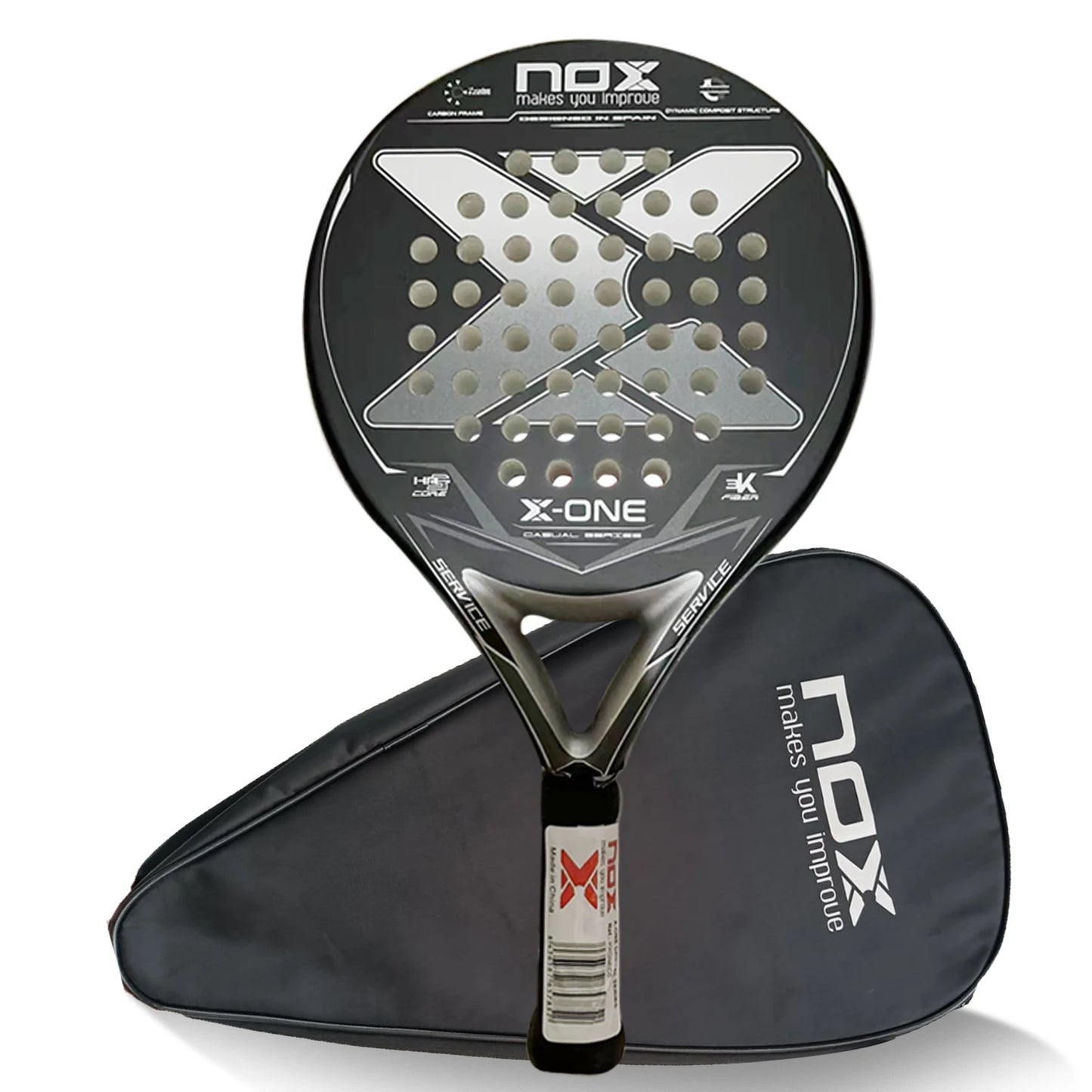 Top 1 High Quality, Professional Padel Tennis Racket, Soft Face, Carbon Fiber, Lightweight, Fashionable EVA Sport Racquet