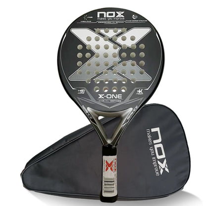 Top 1 High Quality, Professional Padel Tennis Racket, Soft Face, Carbon Fiber, Lightweight, Fashionable EVA Sport Racquet