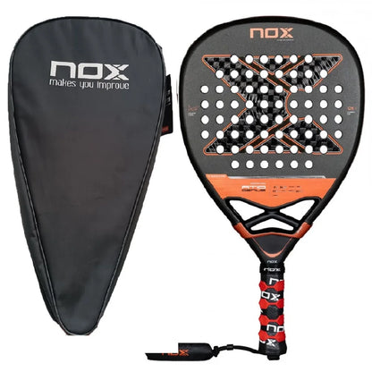 Top 1 High Quality, Professional Padel Tennis Racket, Soft Face, Carbon Fiber, Lightweight, Fashionable EVA Sport Racquet