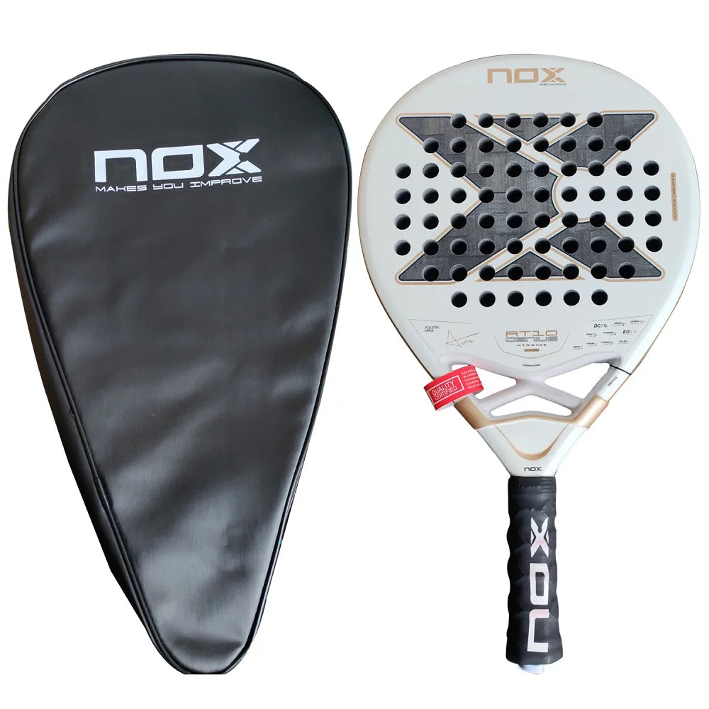 Top 1 High Quality, Professional Padel Tennis Racket, Soft Face, Carbon Fiber, Lightweight, Fashionable EVA Sport Racquet